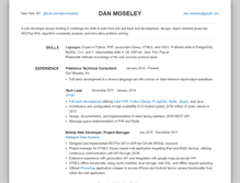 Tablet Screenshot of danomoseley.com